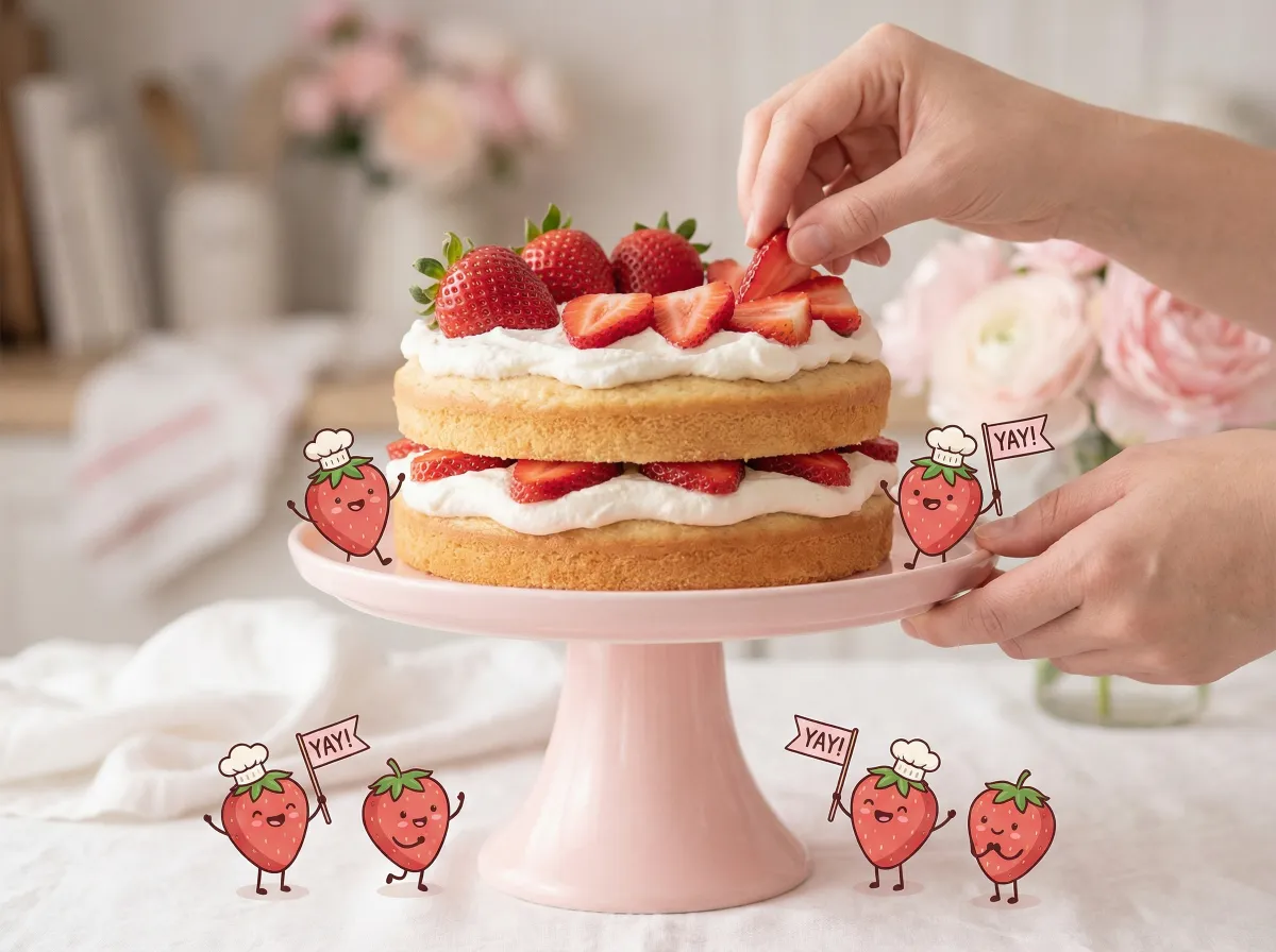 水果派 试播视频：草莓蛋糕制作教程